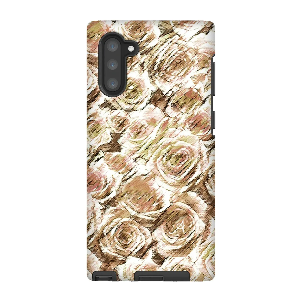 Textured Roses Mushroom Amanya Design Tough Phone Case