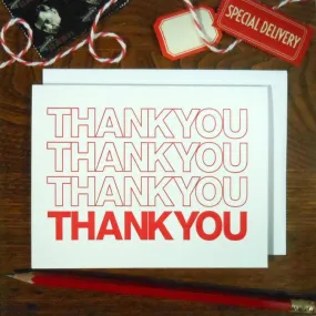 Thank You Bag Card