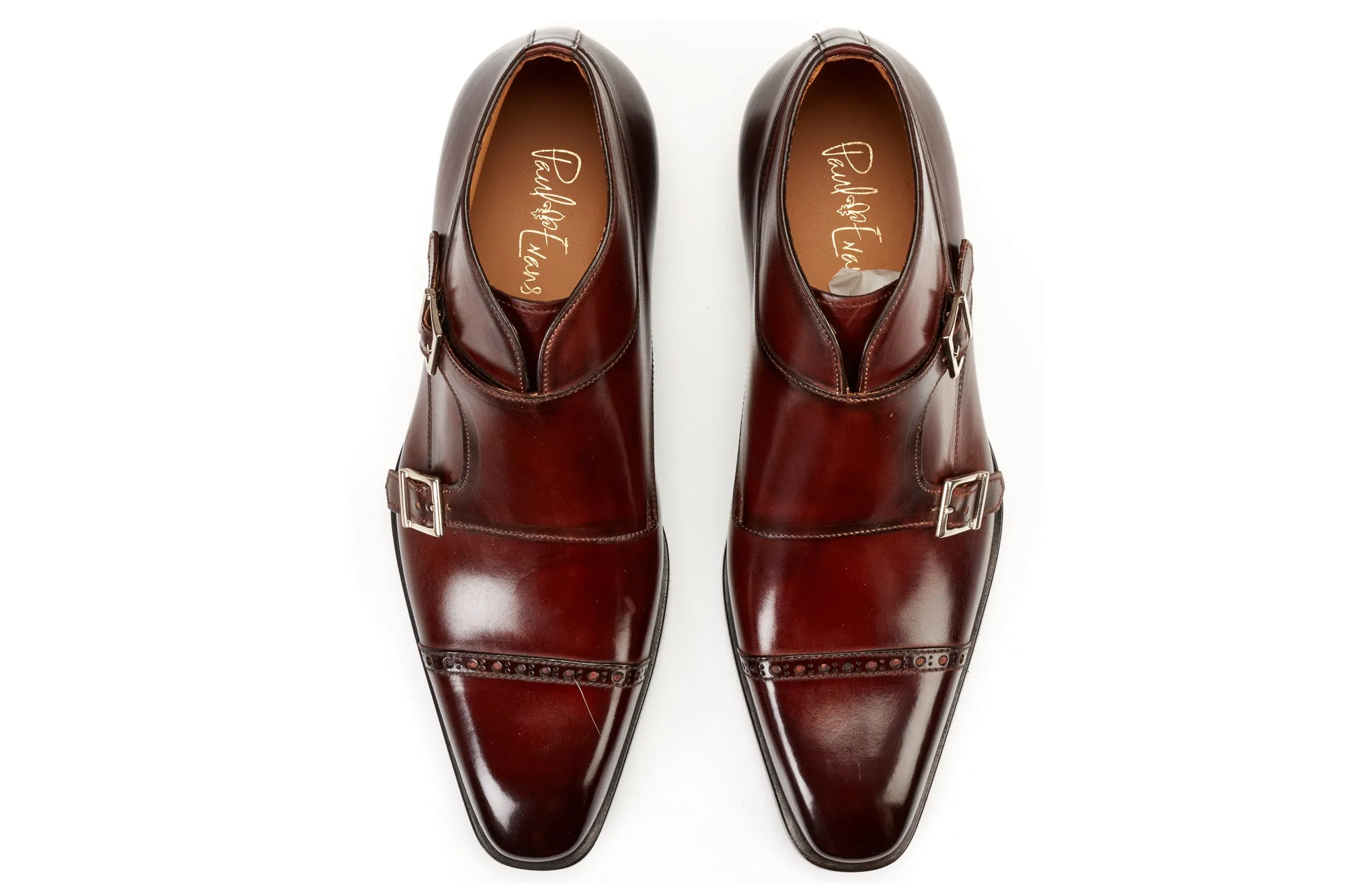 The Heston Double Monk Strap Boot - Chocolate