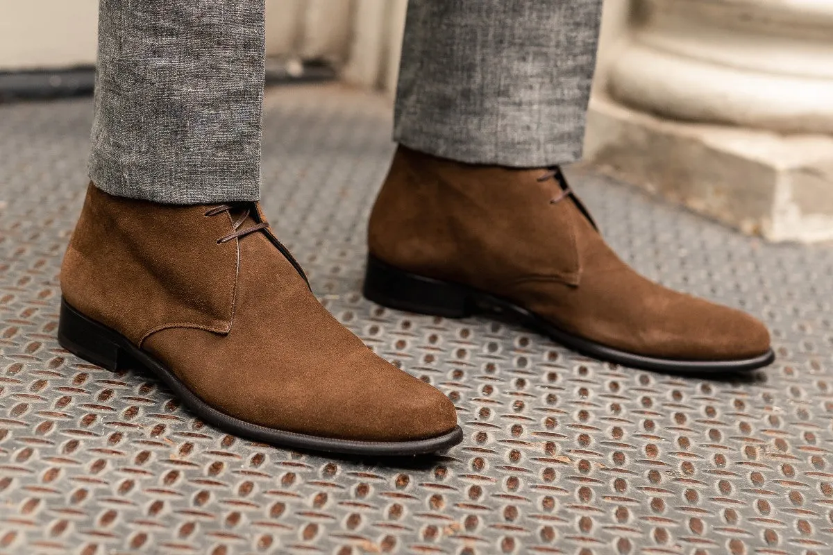 The Newman Chukka Boot - Cafe Suede