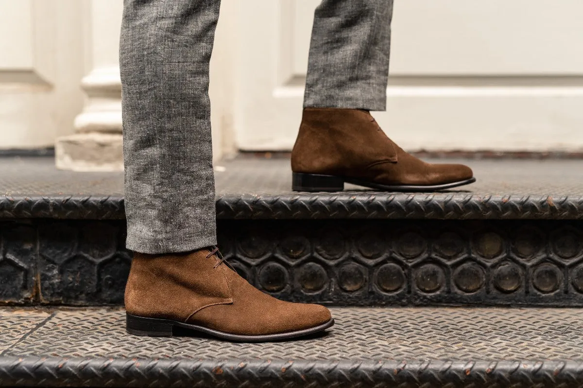 The Newman Chukka Boot - Cafe Suede