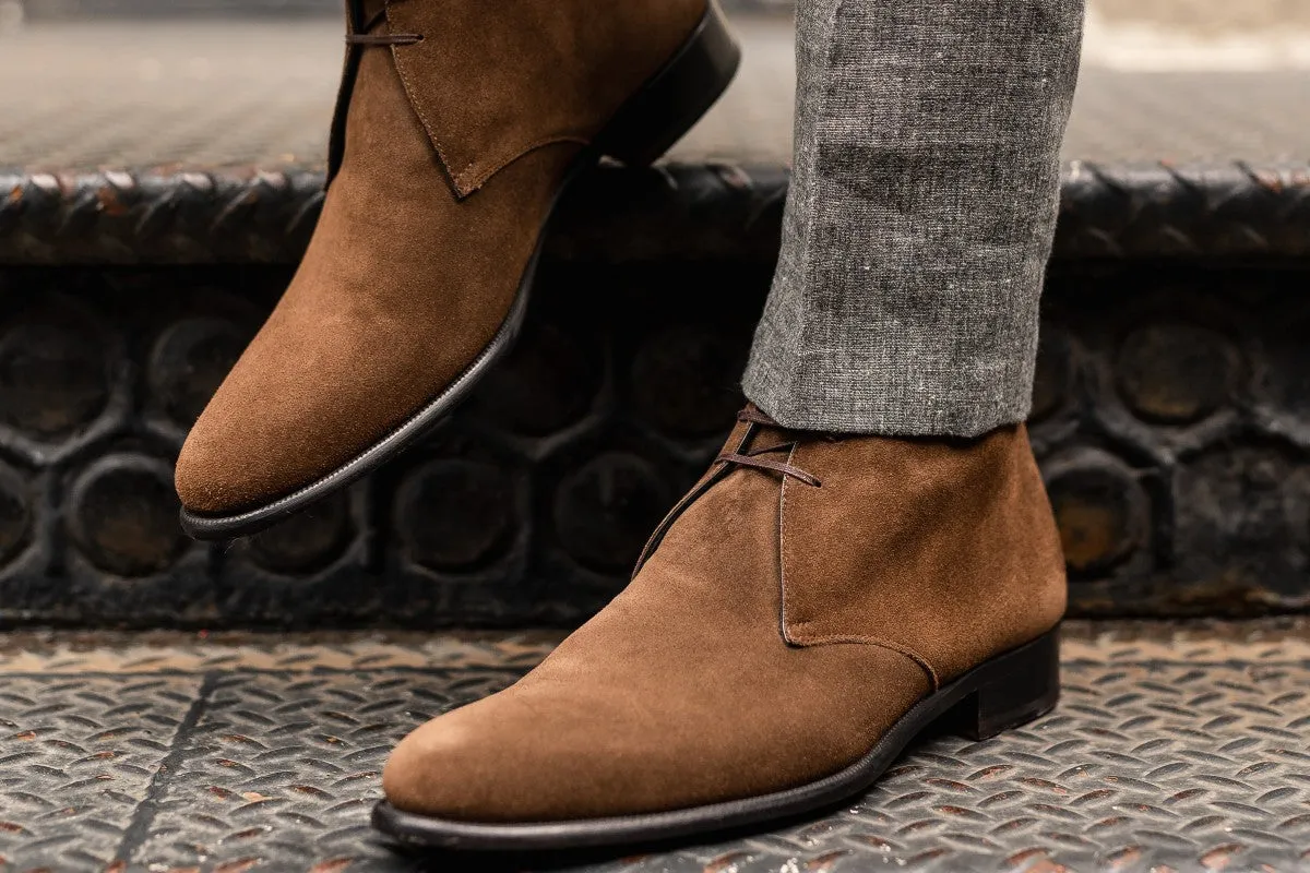 The Newman Chukka Boot - Cafe Suede