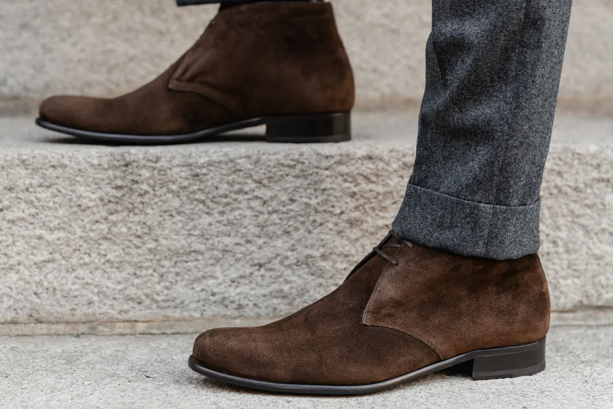 The Newman Chukka Boot - Cafe Suede