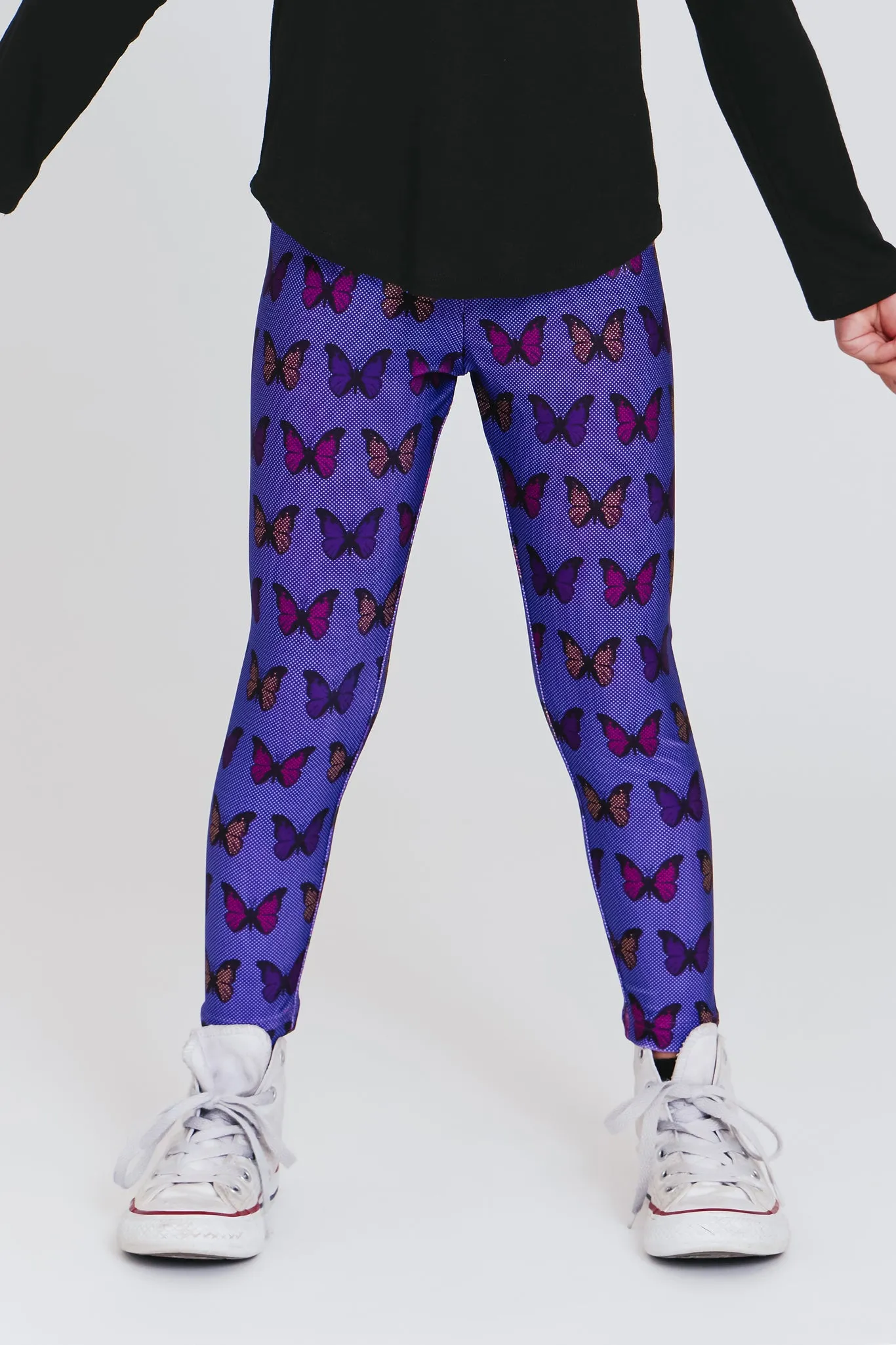 Toddler Leggings in Halftone Butterfly