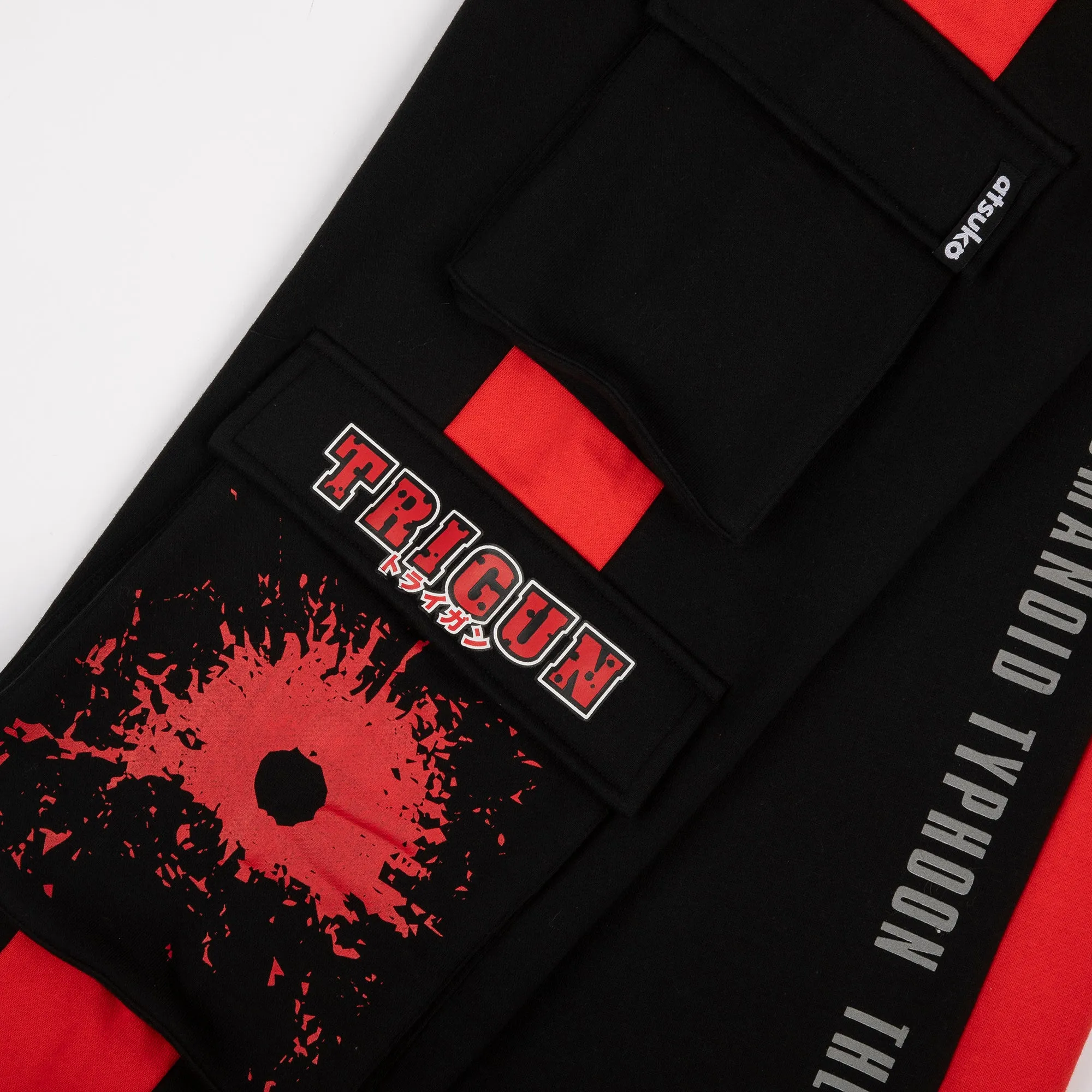 Trigun Black Cargo Sweatpants