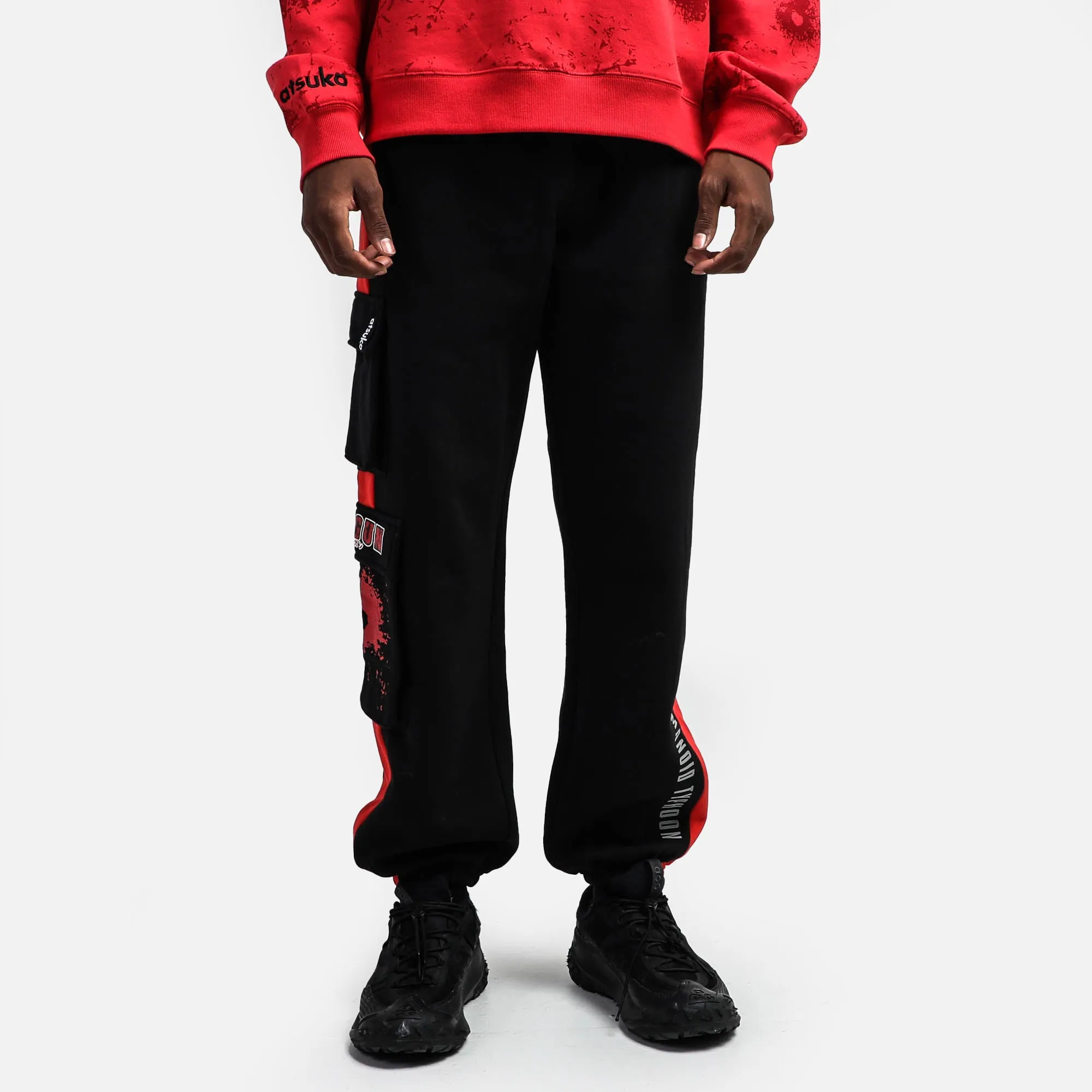 Trigun Black Cargo Sweatpants