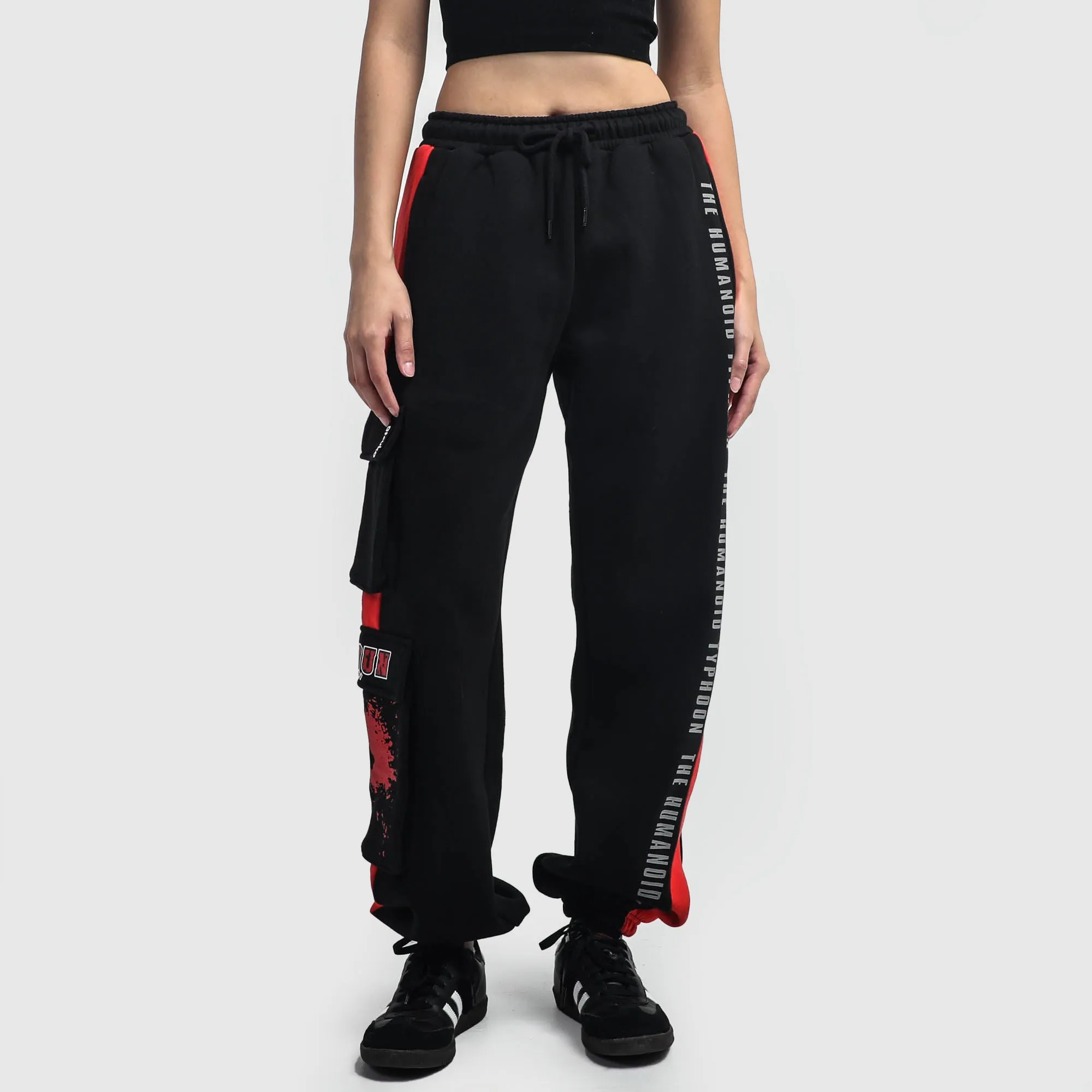 Trigun Black Cargo Sweatpants