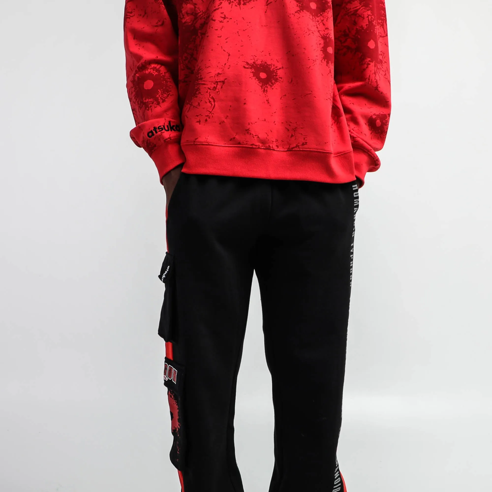 Trigun Black Cargo Sweatpants