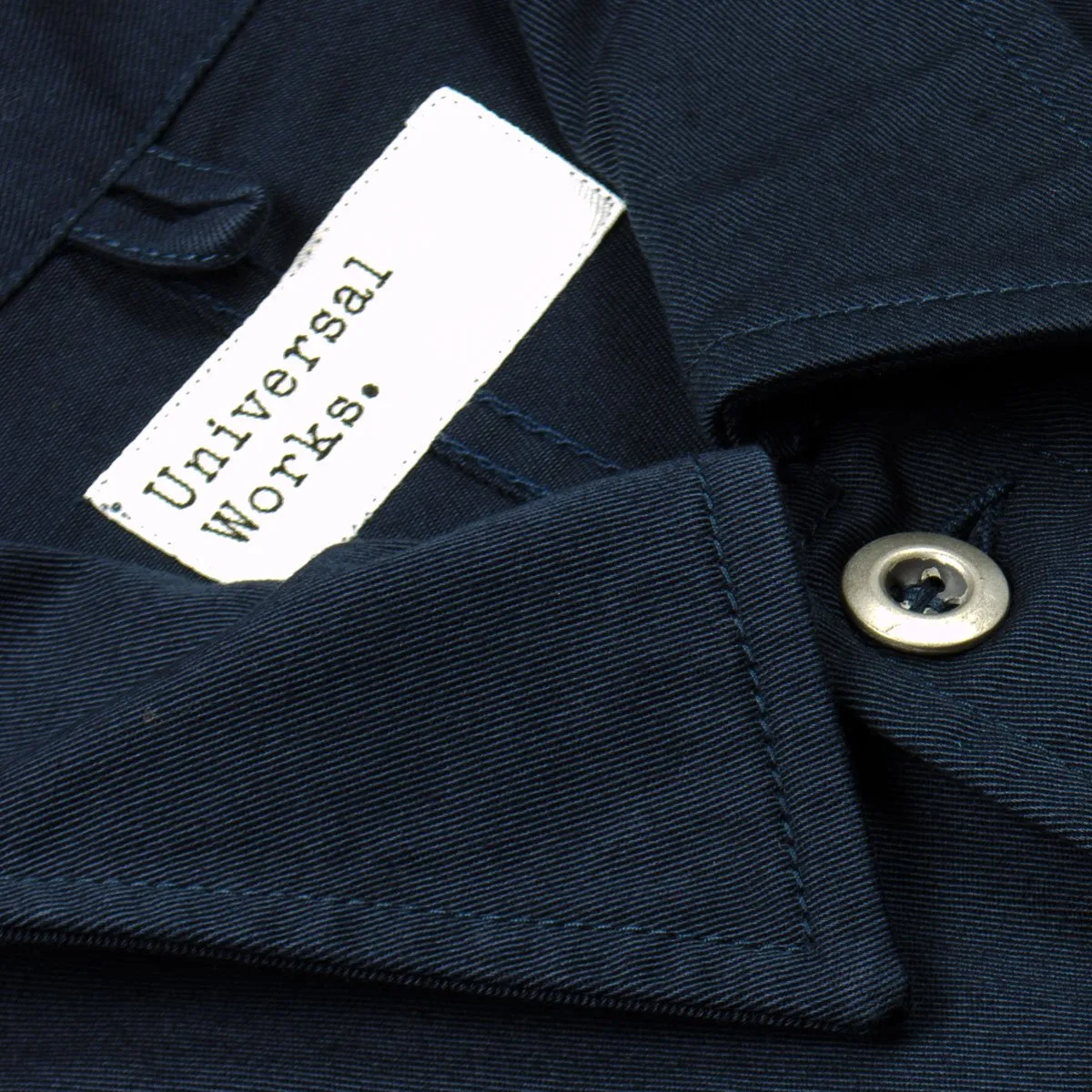 Universal Works - MW Chore Overshirt Twill - Navy