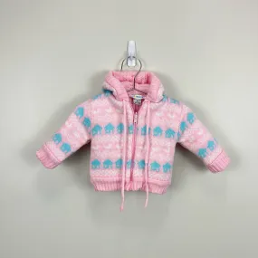 Vintage Kids Classics Reversible Sweater Jacket 12 Months