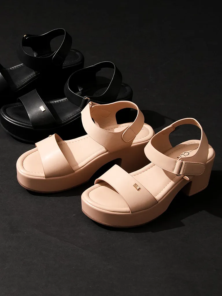 Zelene Platform Sandals