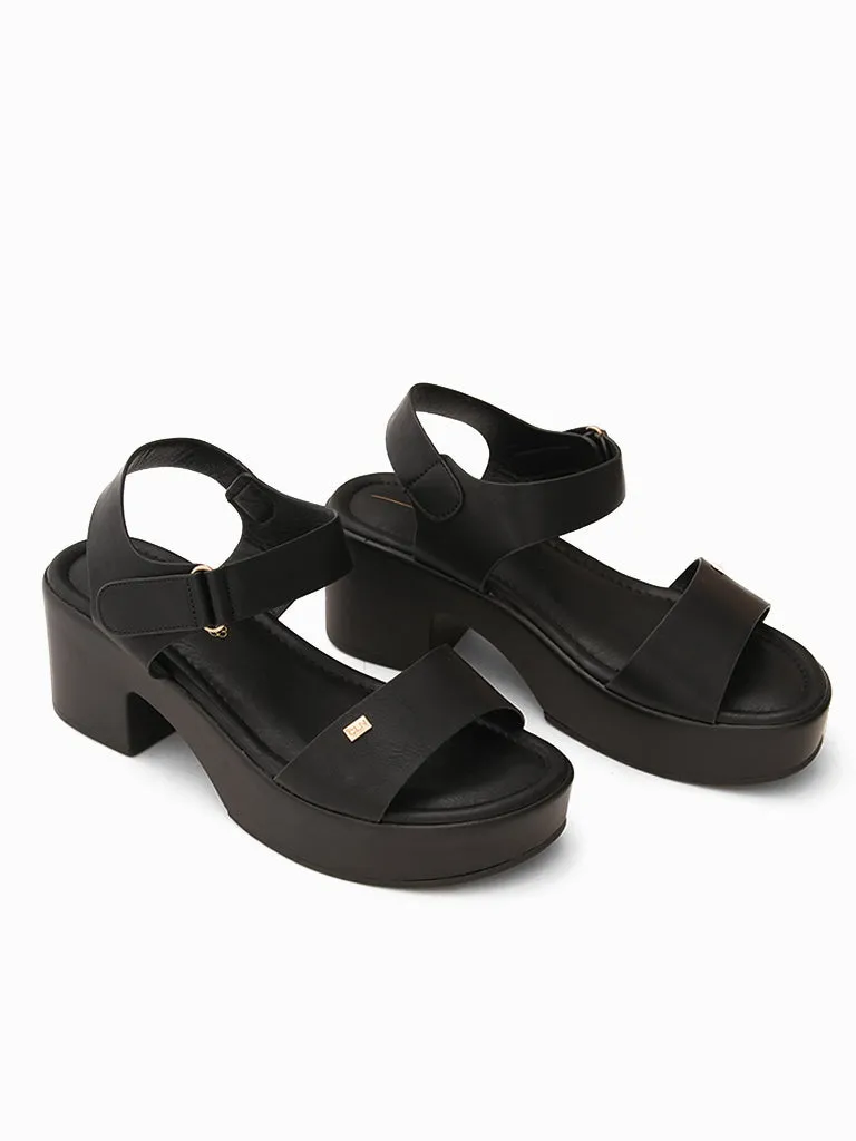 Zelene Platform Sandals