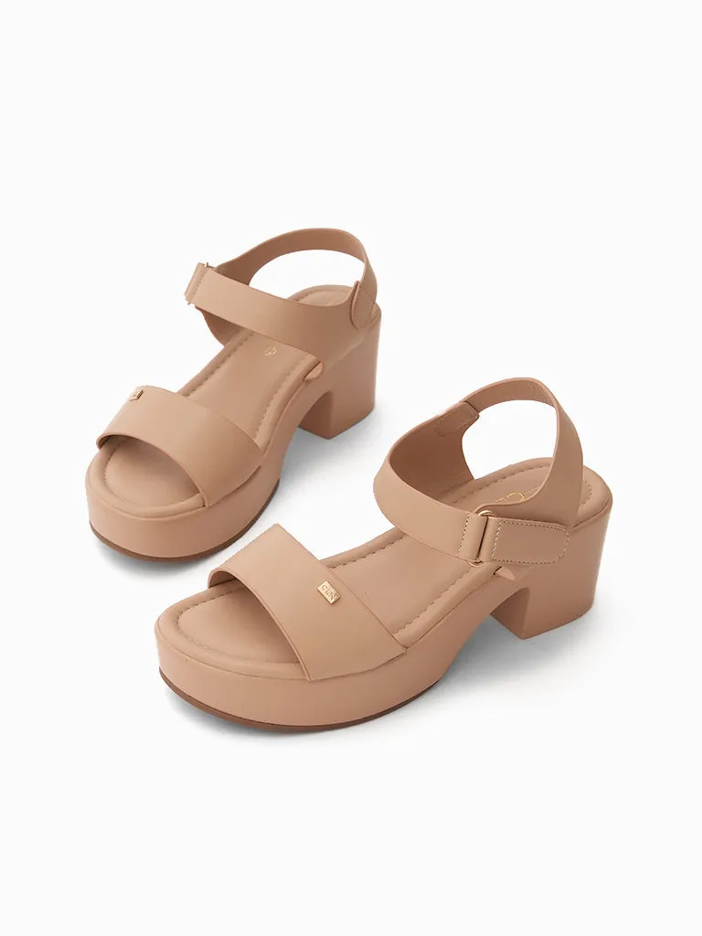 Zelene Platform Sandals